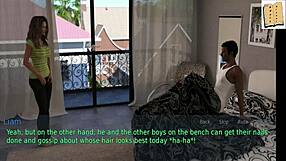 wife and stepmother in cartoon scene 57