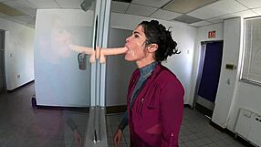 take a number and suck dildo for service