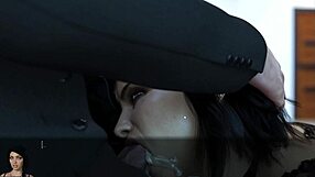 anna's exciting affection gameplay part 31 - old man finishes in her mouth.