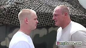 superior officer demands soldiers to put junk in hole