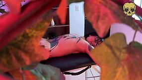 The massage room service ended in a delicious fuck