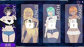 i play bondage game with mercury in milf hunter 1