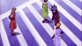 Blonde anime teen takes big cock in missionary