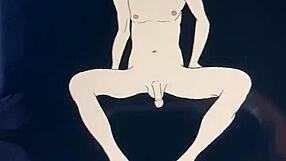 Look at His Huge Penis in Anime!