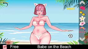 babe on the beach game