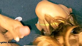 argentina culona enjoys workout assfucking