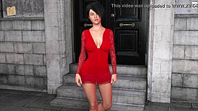 Knockout master 2: brunette rides big cock in doggystyle!