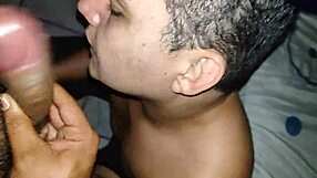 Hard Gay Action With Mouthful Finish