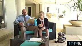 Slutty Teen Spinner Goes Wild for 10-Inch Cock in Study Break