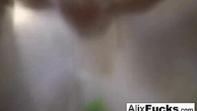Sexy Showering Off With The Absolutely Stunning Alix Lynx