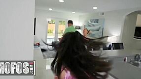 Abella And Kenzie Sneak In To Ride Tyler's Big Cock? Share Him!