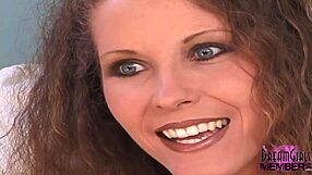 Gorgeous Big Tit Brunette Strips Naked in Hot Casting Session