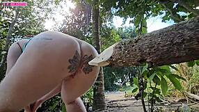 Beautiful Tattooed Asshole Worships Monster Cock in Narrow Fetish.