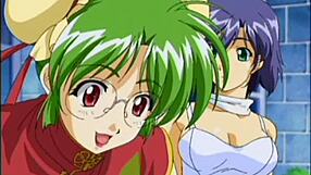 Blonde anime teen takes big cock in missionary