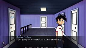 Danny Phantom Amity Park del 24 viser Maddie vill i tegneserie cowgirl knull