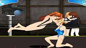 Damn! Taste the Princess of the Ring in 3D hentai battle!