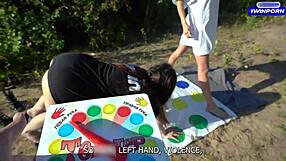 unforgettable twister strip game in forest