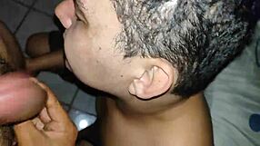 Hard Gay Action With Mouthful Finish