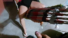 Mother-In-Law's Exposed Pussy Causes Intense Erection