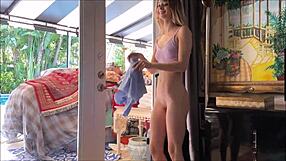 Petite teen girlfriend Molly Little in holiday sex romp