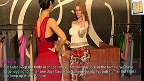 wife and stepmother explore each other with big tits and asses in homemade erotic scene