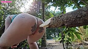 Beautiful Tattooed Asshole Worships Monster Cock in Narrow Fetish.