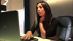 This super hot brunette's cunt got pounded hard by her man?