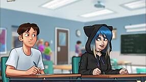 bold teacher scene in summertime saga 158