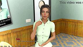 3D animated cartoon with big tits and huge cock