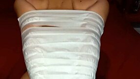 feeling helpless with arms tied, craving blowjob and fucking