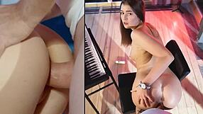 Damn! Slutty Redhead Trades Body for Vegan Restaurant Loan!