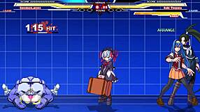 Hey, Kuromaru taking on Arcana Heart in wild action!
