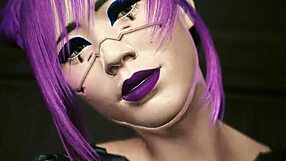 Rita wheeler experiences laguna bend sex scene in cyberpunk 2077 game