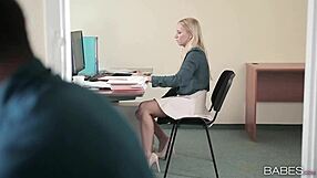 Babes - Kiara Lord as Temptress Temp in Hardcore Anal Glamour Scene.