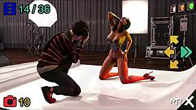 Fashion Business Girl Agrees To Hidden Candid Photo Shoot In Game