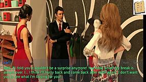 Kone og stedmor udforsker hinanden med store patter og røve i hjemmelavet erotik