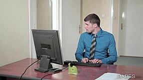 Babes - Kiara Lord as Temptress Temp in Hardcore Anal Glamour Scene.