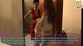 wife and stepmother explore each other with big tits and asses in homemade erotic scene