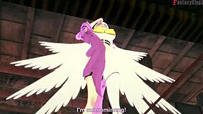 Angelwomon evolves to get fucked in pov! digimon fantasy hentai