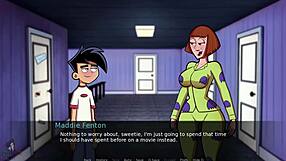 Danny Phantom Amity Park part 24 shows Maddie getting wild in cartoon cowgirl sex