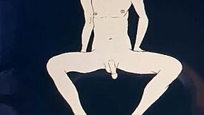 Check out his manhood