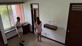Sensual encounter with real estate client and fiancée