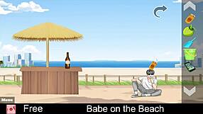 babe on the beach game
