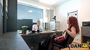 Damn! Slutty Redhead Trades Body for Vegan Restaurant Loan!