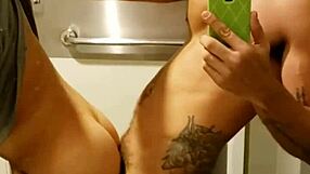 Gay Bareback Fuck Starts In Shopping Bathroom Ends In Bed