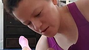 Amateur Learns To Suck Cock With Eager Blowjob Skills