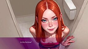 3D animated porn featuring big tits and blowbang