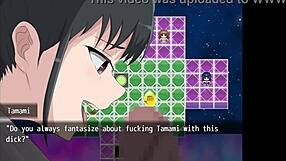 A estudante nympho gets licked and banged in village