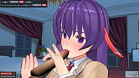 Hei, vezi Fate FGO cu Matou Sakura în hentai cu squirt fierbinte cu senpai!