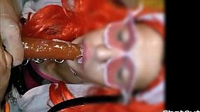 sissy mariona itzel lunática chupando dildos grandes